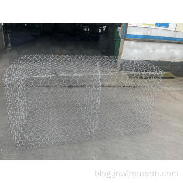 Galvanized gabion mesh box